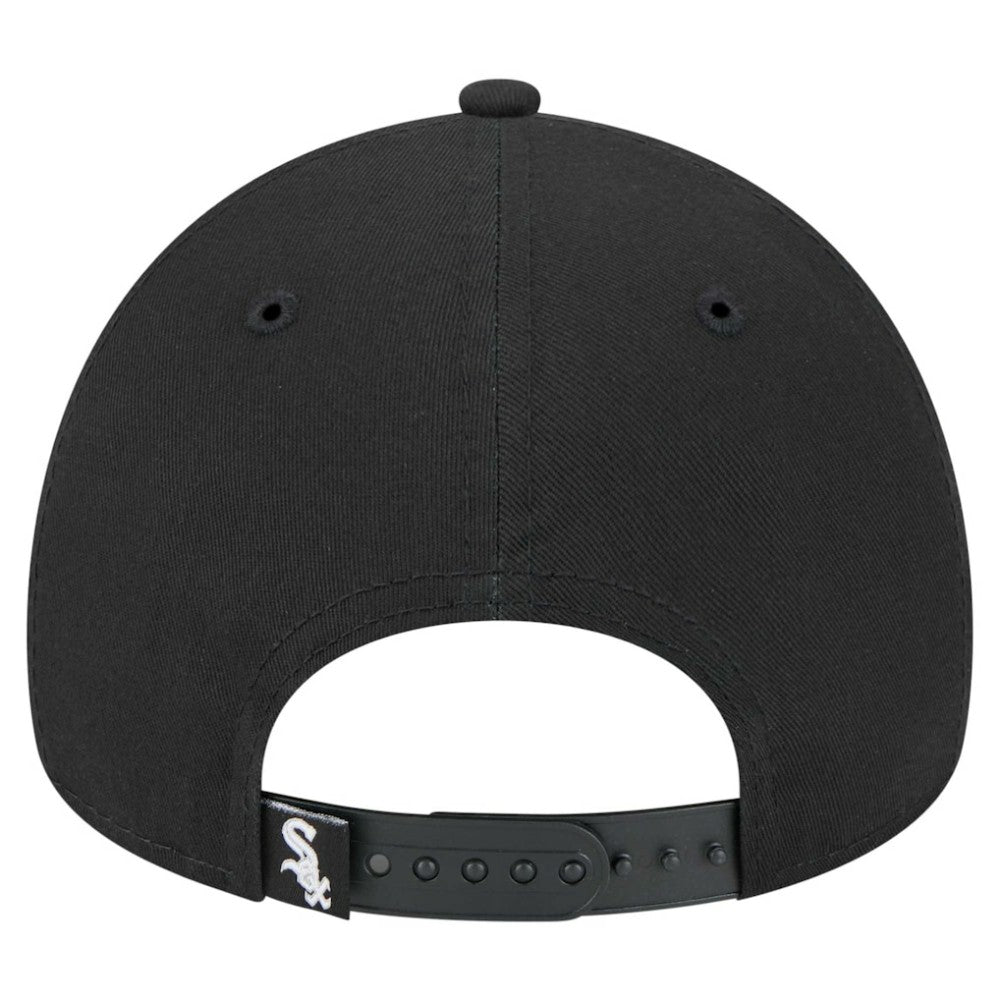 Chicago White Sox 9FORTY A-Frame Adjustable Hat - Black | New Era