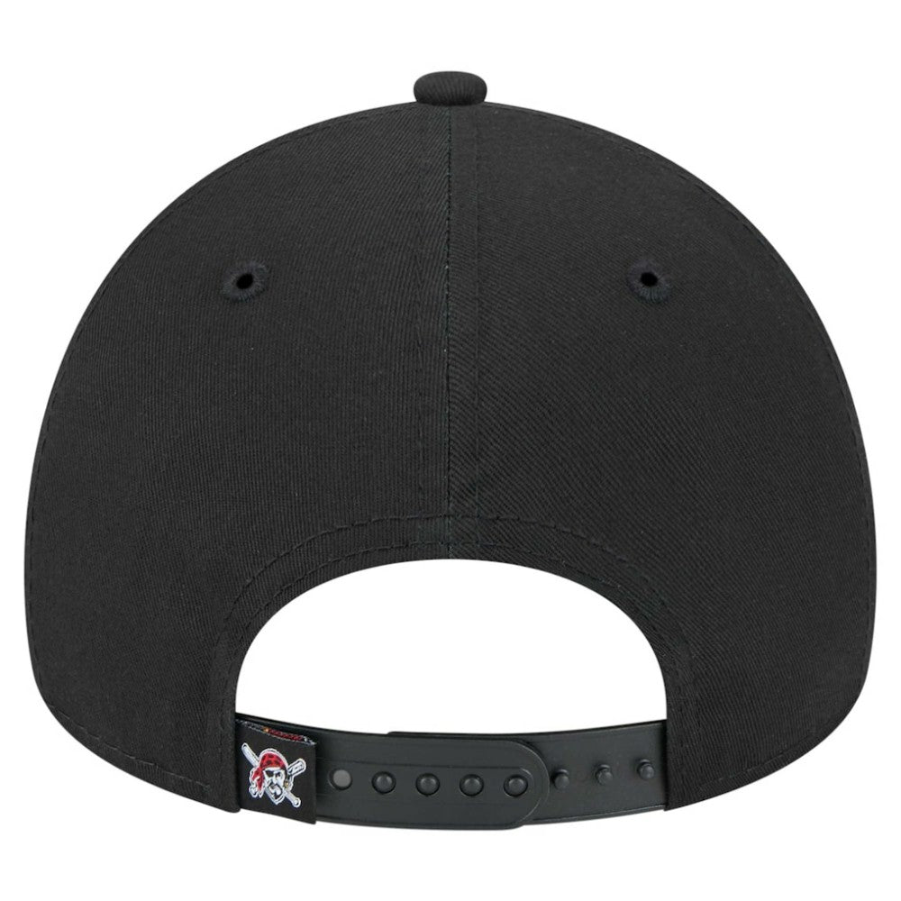 Pittsburgh Pirates 9FORTY A-Frame Adjustable Hat - Black | New Era