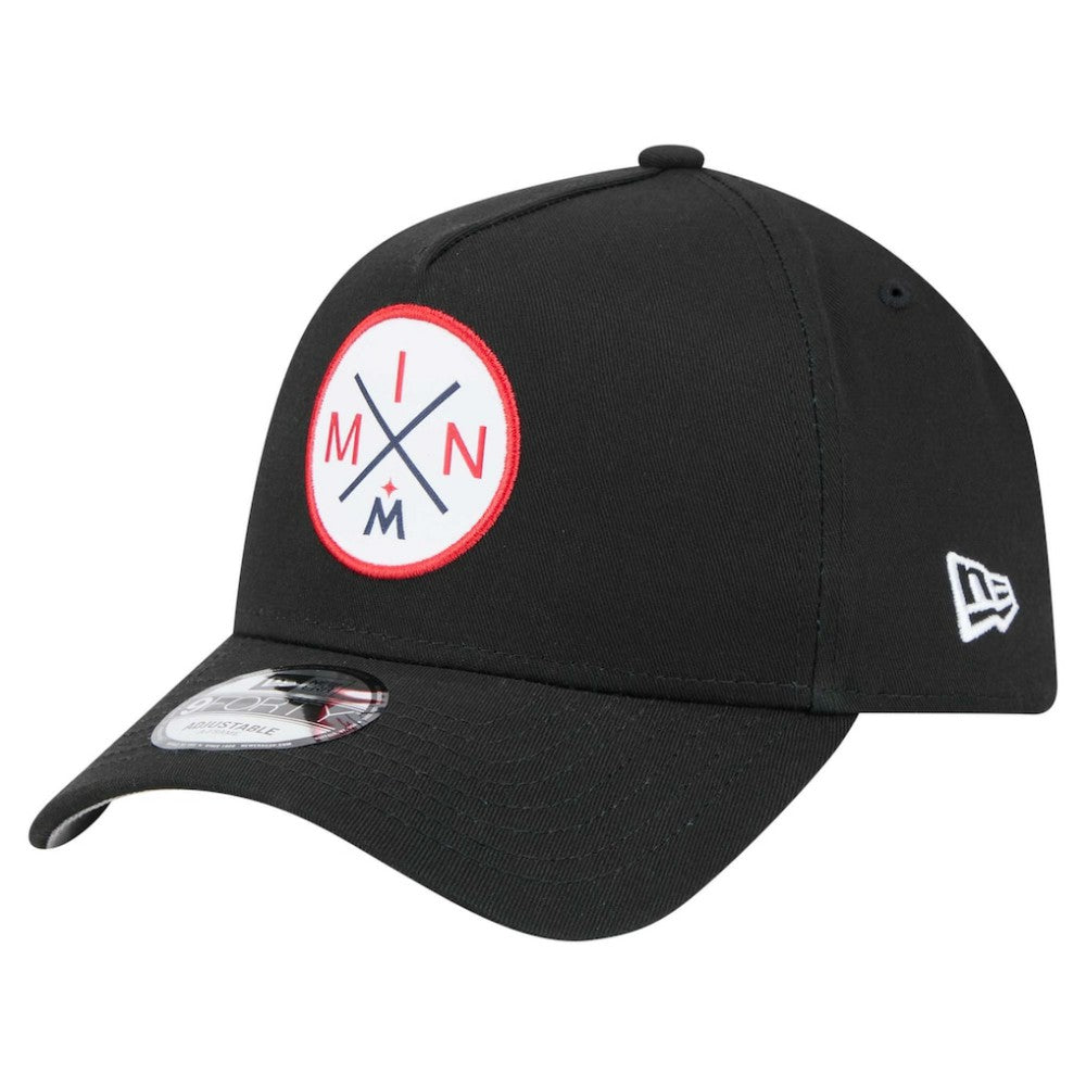 Minnesota Twins 9FORTY A-Frame Adjustable Hat - Black | New Era