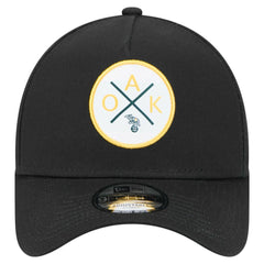 Oakland Athletics 9FORTY A-Frame Adjustable Hat - Black | New Era