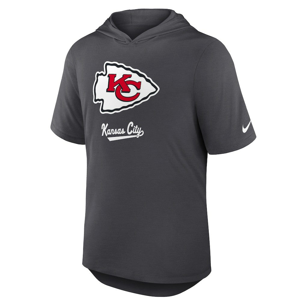 NFL Kansas City Chiefs Tri-Blend Performance Hoodie T-Shirt