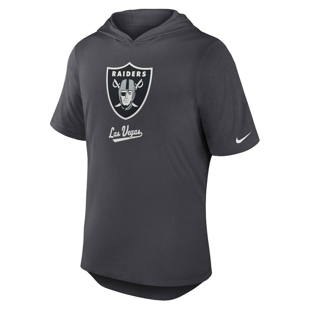 NFL Las Vegas Raiders Tri-Blend Performance Hoodie T-Shirt
