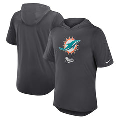 NFL Miami Dolphins Tri-Blend Performance Hoodie T-Shirt