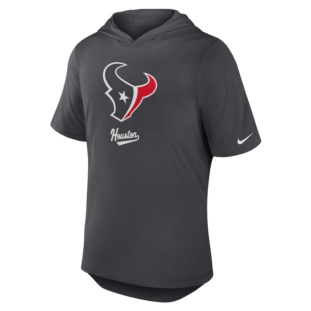 NFL Houston Texans Tri-Blend Performance Hoodie T-Shirt