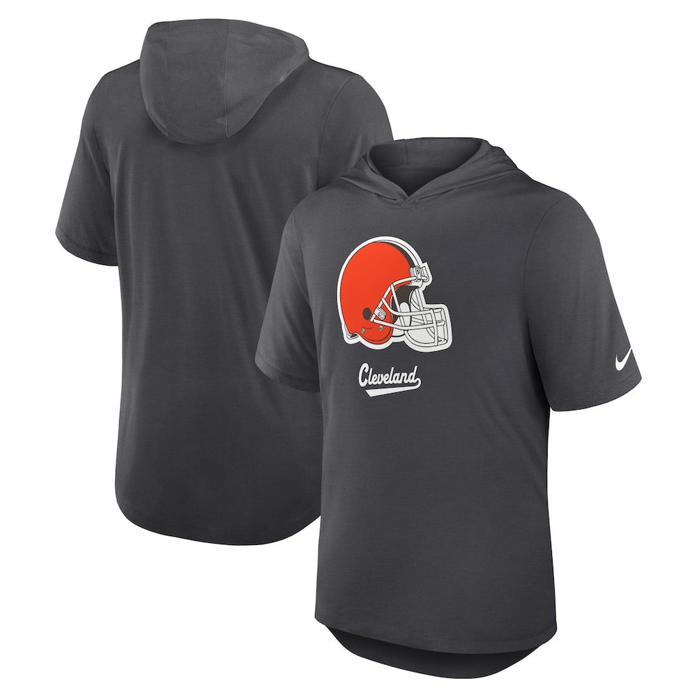 NFL Cleveland Browns Tri-Blend Performance Hoodie T-Shirt
