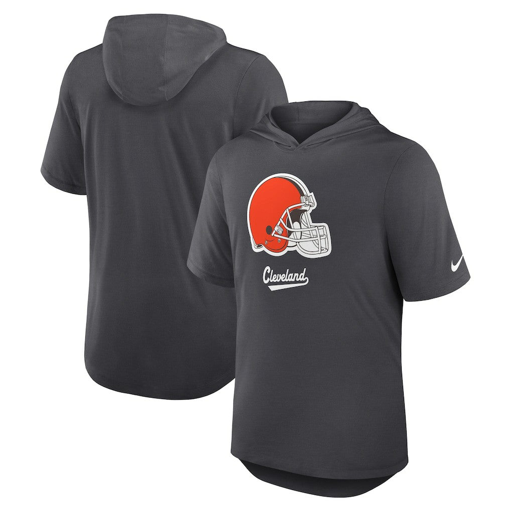 NFL Cleveland Browns Tri-Blend Performance Hoodie T-Shirt