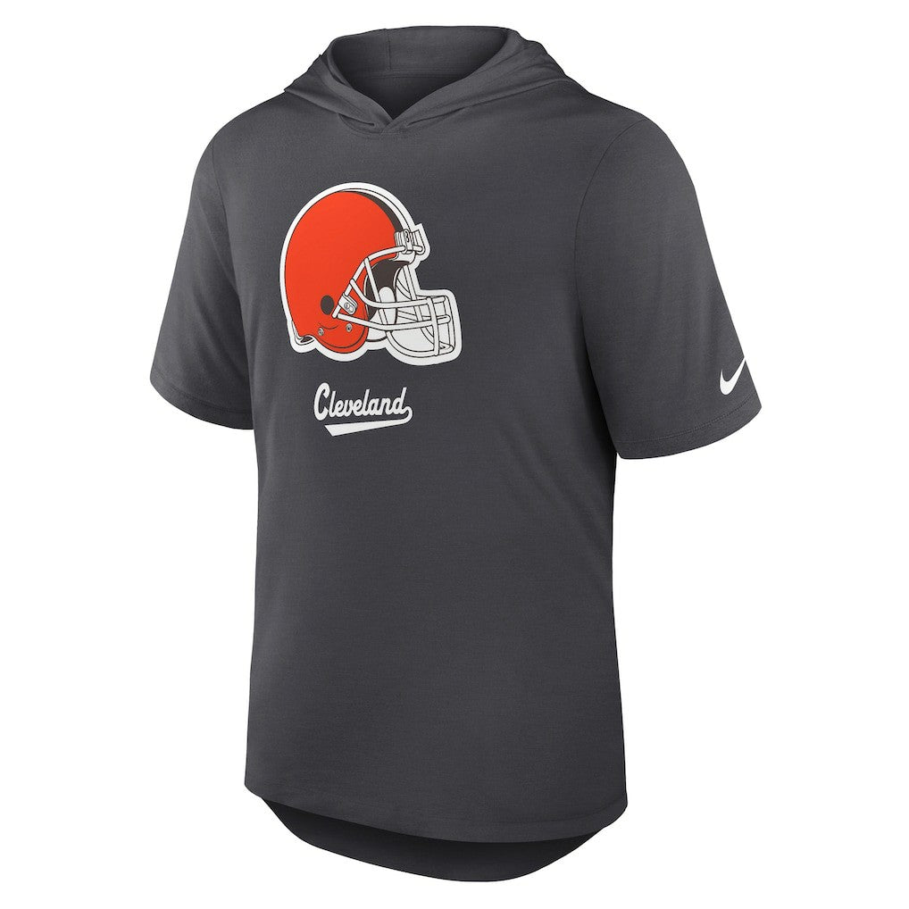 NFL Cleveland Browns Tri-Blend Performance Hoodie T-Shirt