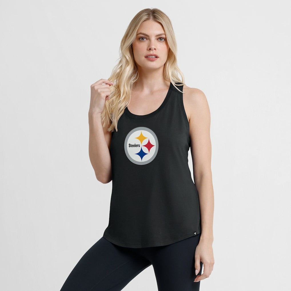NFL Pittsburgh Steelers Women's Iron Fan Tank Top