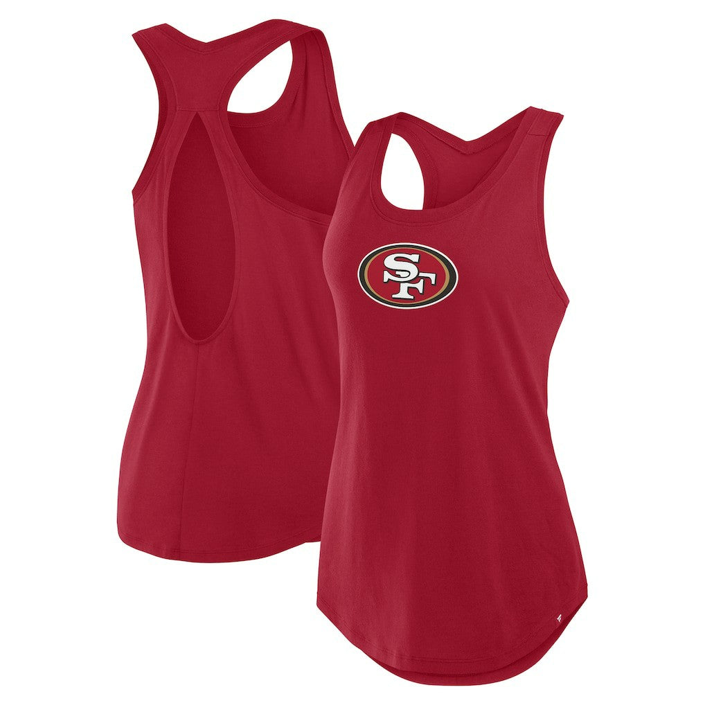 NFL San Francisco 49ers Women's Iron Fan Tank Top