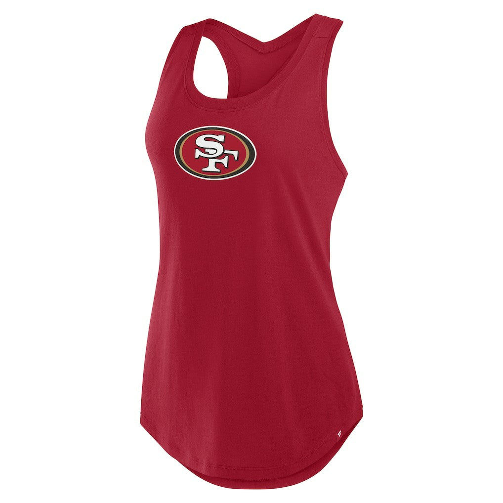 NFL San Francisco 49ers Women's Iron Fan Tank Top