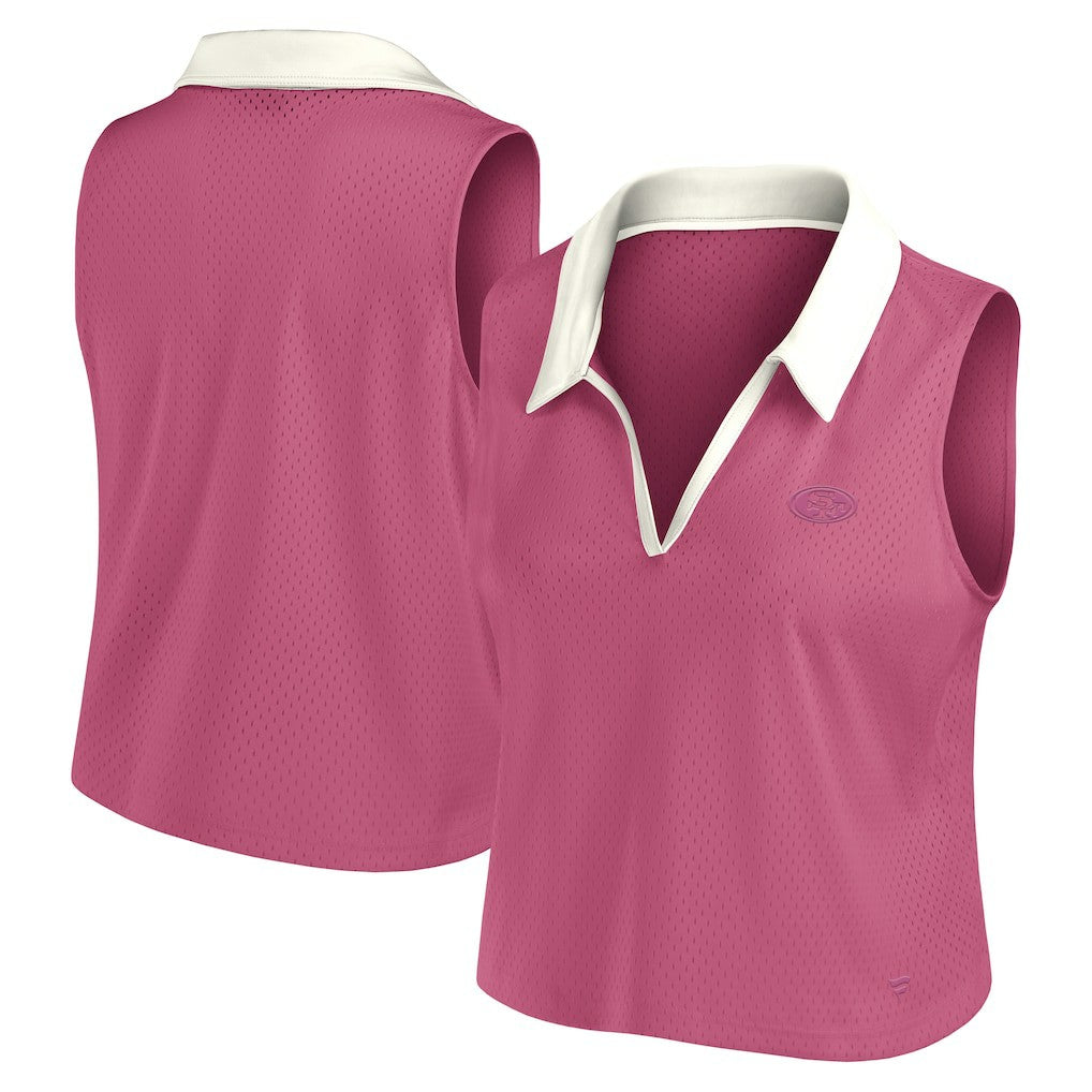 NFL San Francisco 49ers Women's Studio Wellness V-Neck Tank Top