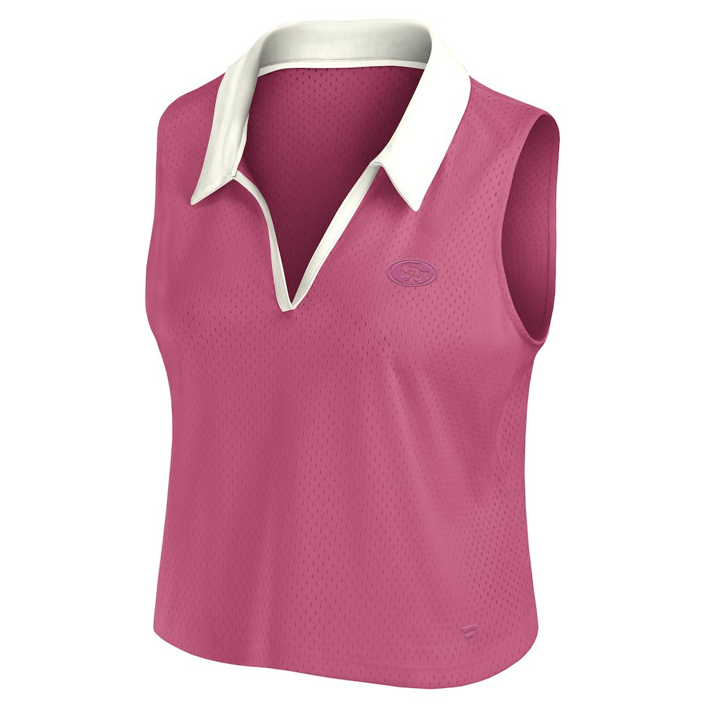 NFL San Francisco 49ers Women's Studio Wellness V-Neck Tank Top