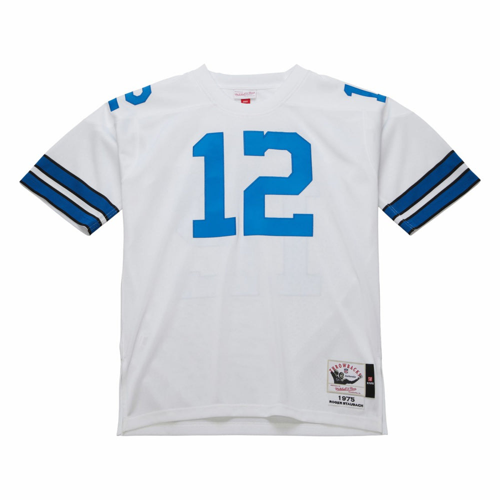 NFL Dallas Cowboys Roger Staubach  1975 Authentic Throwback Retired Player Jersey
