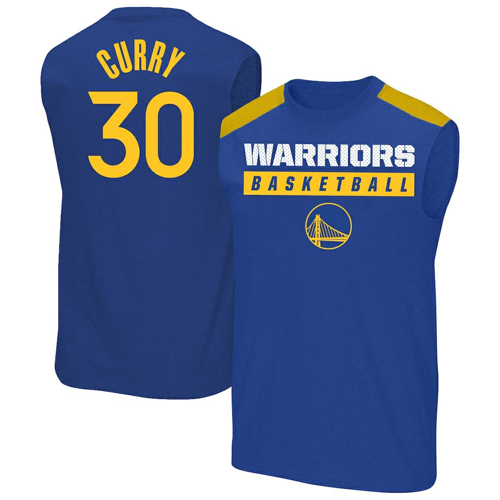 Stephen Curry Golden State Warriors Profile Big & Tall Player Muscle Tank sale - Royal outlet