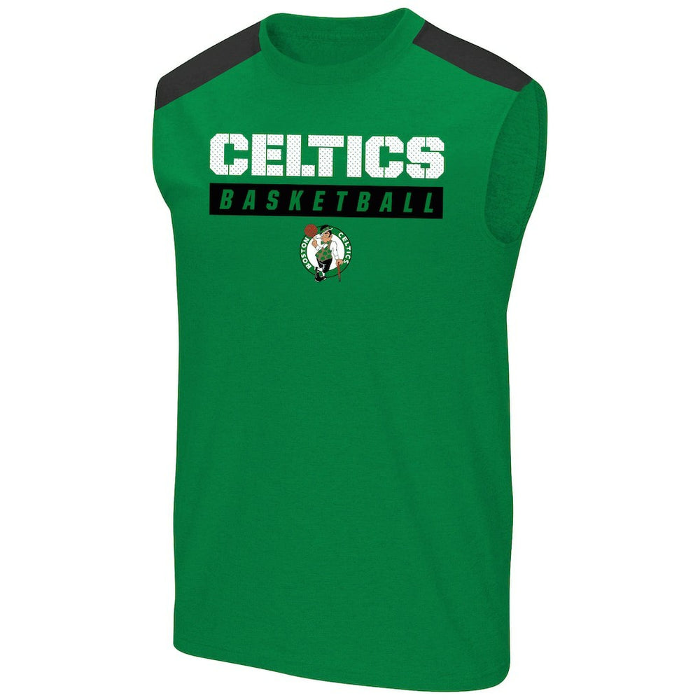Jayson Tatum Boston Celtics Profile Big & Tall Player Muscle Tank - Kelly Green for sale