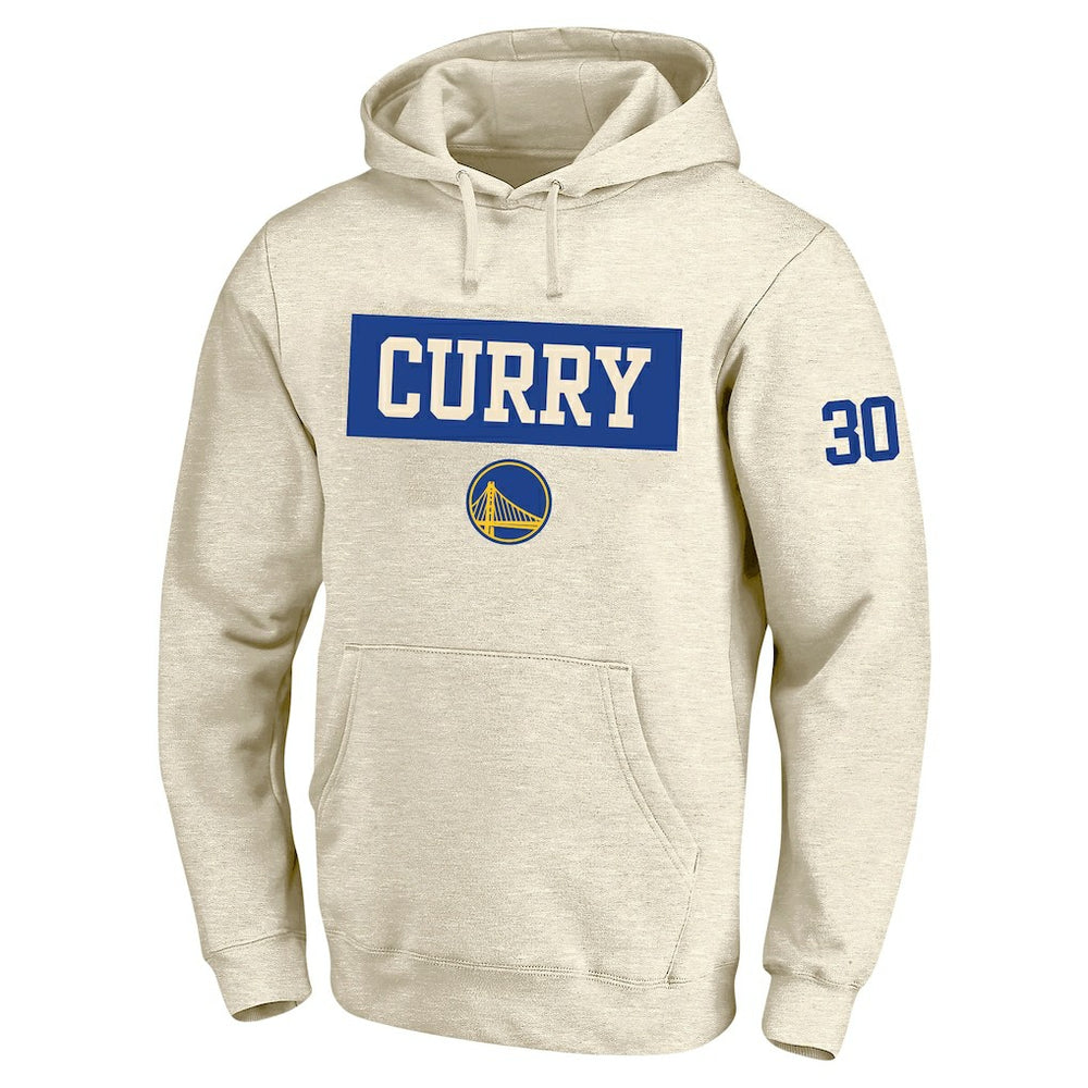 Stephen Curry Golden State Warriors Profile Big & Tall Player Double Face Tri-Blend Pullover Hoodie sale - Cream online