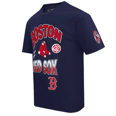 Boston Red Sox Pro Standard Turn It Up Dropped Shoulder T-Shirt - Navy