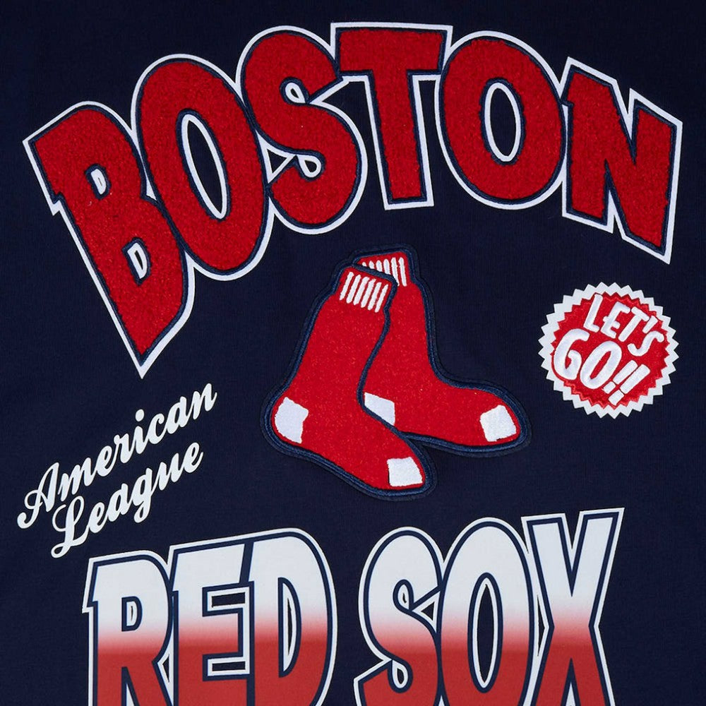 Boston Red Sox Pro Standard Turn It Up Dropped Shoulder T-Shirt - Navy