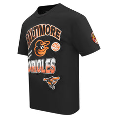 Baltimore Orioles Pro Standard Turn It Up Dropped Shoulder T-Shirt - Black