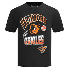 Baltimore Orioles Pro Standard Turn It Up Dropped Shoulder T-Shirt - Black