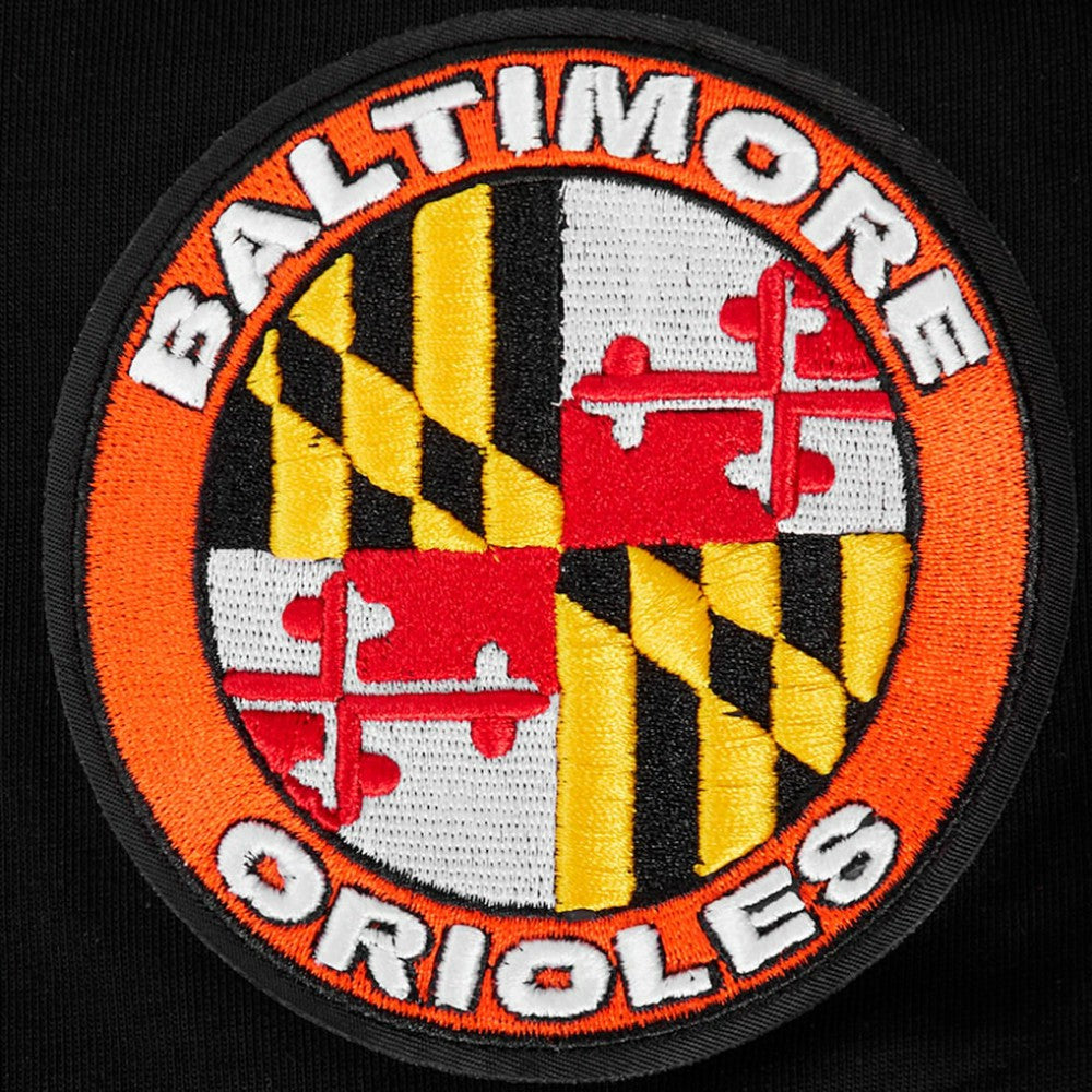 Baltimore Orioles Pro Standard Turn It Up Dropped Shoulder T-Shirt - Black