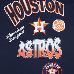 Houston Astros Pro Standard Turn It Up Dropped Shoulder T-Shirt - Navy