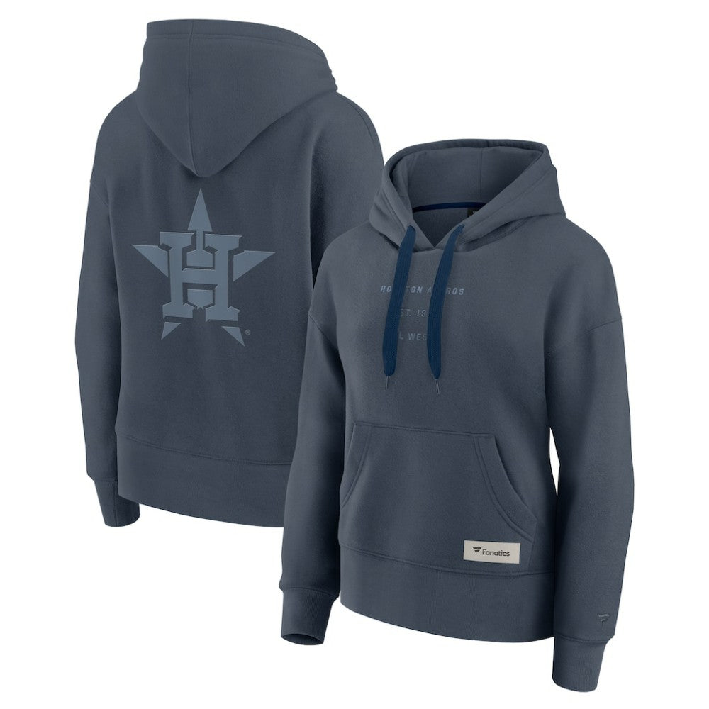 Houston Astros Women's Elements Future Ground Subtle Tonal Pullover Hoodie - Blue