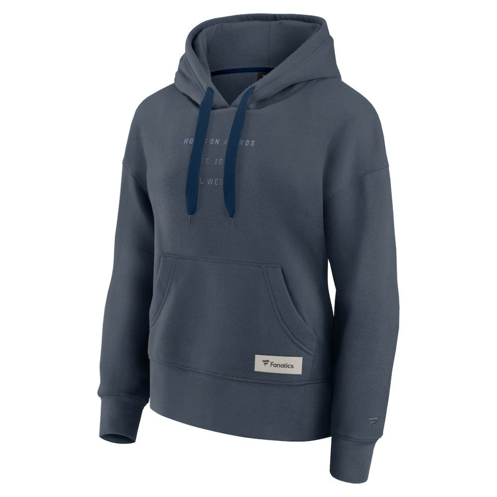 Houston Astros Women's Elements Future Ground Subtle Tonal Pullover Hoodie - Blue