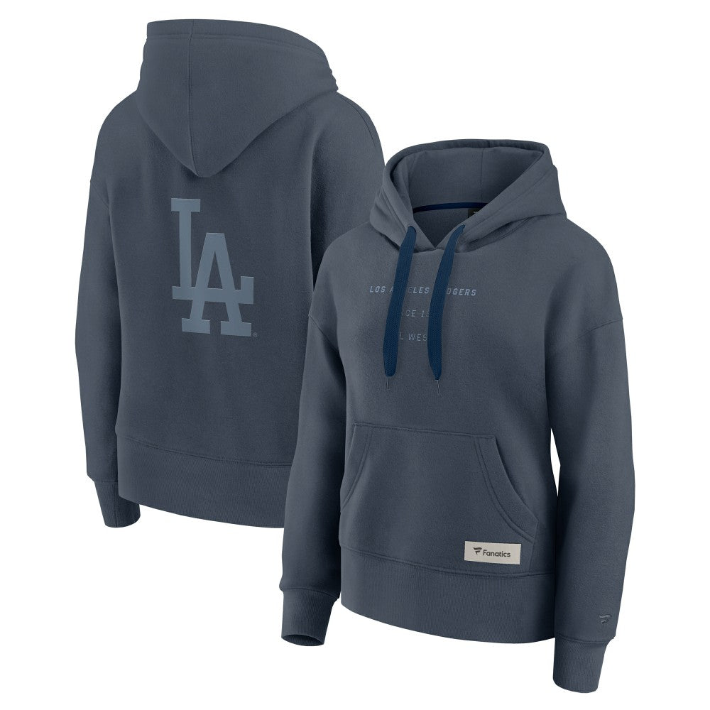 Los Angeles Dodgers Women's Elements Future Ground Subtle Tonal Pullover Hoodie - Blue
