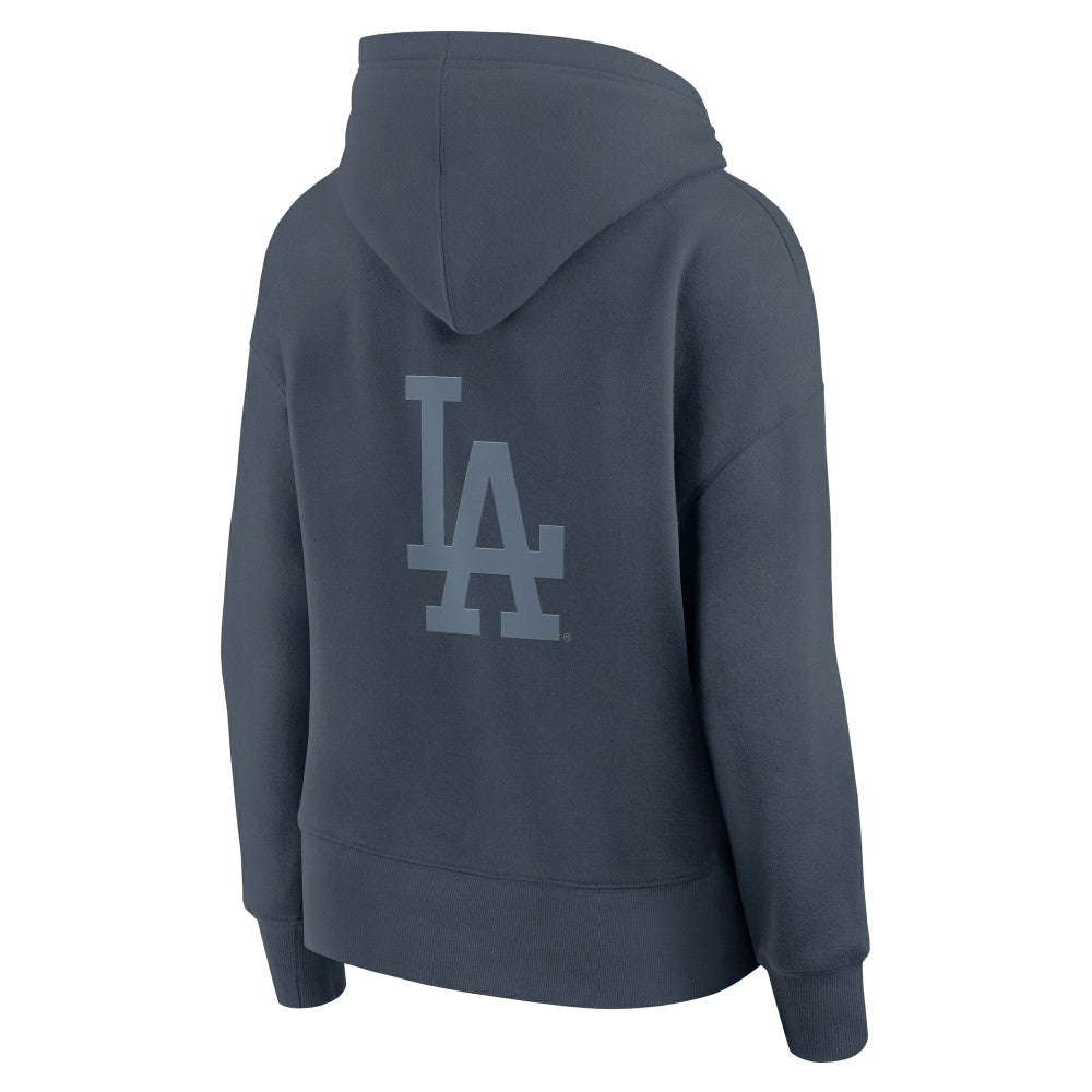 Los Angeles Dodgers Women's Elements Future Ground Subtle Tonal Pullover Hoodie - Blue