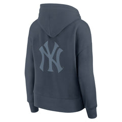 New York Yankees Women's Elements Future Ground Subtle Tonal Pullover Hoodie - Blue