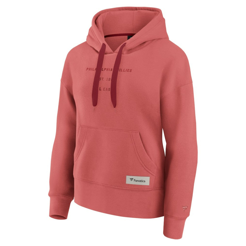Philadelphia Phillies Women's Elements Future Ground Subtle Tonal Pullover Hoodie - Red