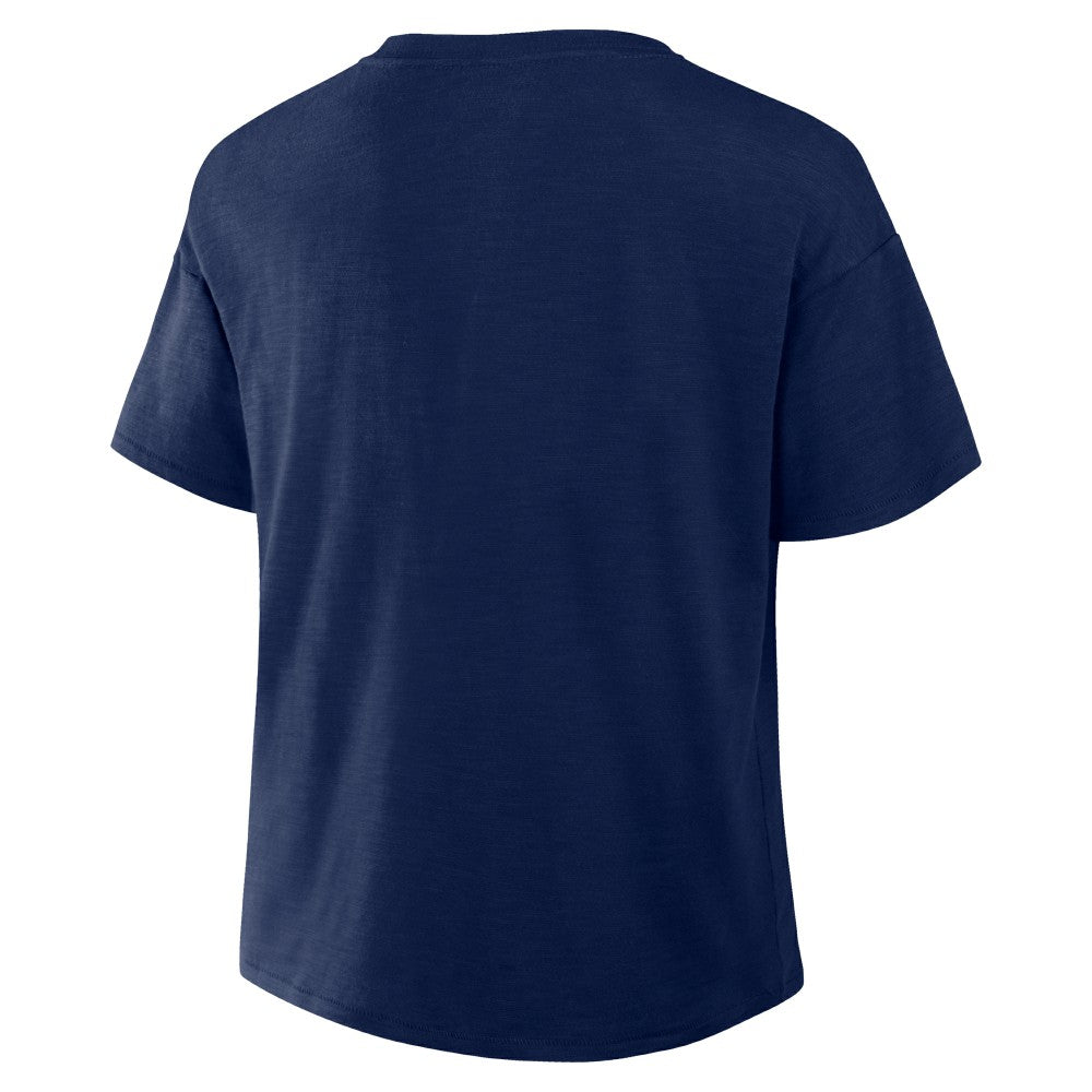 Houston Astros Women's Fan Fave Stadium Slub Boxy T-Shirt - Navy
