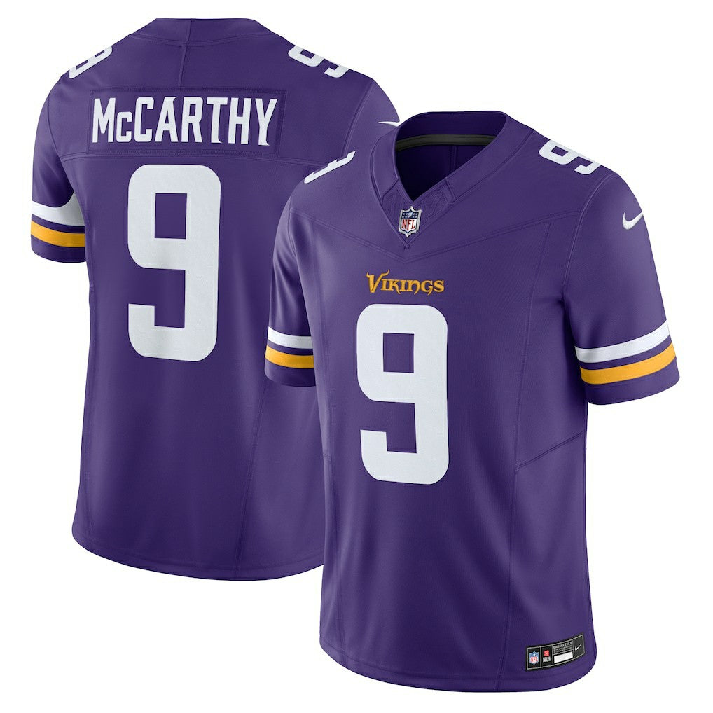 NFL Minnesota Vikings J.J. McCarthy  Vapor F.U.S.E. Limited Jersey