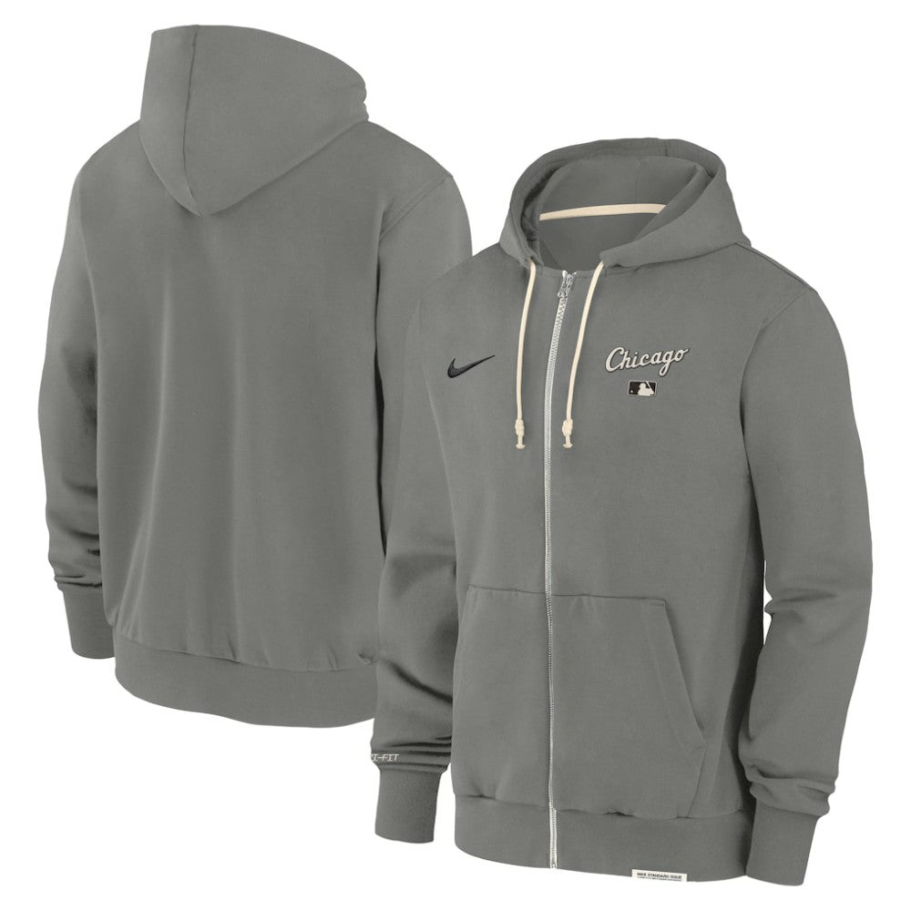 Chicago White Sox Authentic Collection Travel Performance Full-Zip Hoodie - Charcoal | Nike
