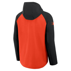 Baltimore Orioles Authentic Collection Raglan Performance Full-Zip Jacket - Orange/Black | Nike