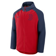 Boston Red Sox Authentic Collection Raglan Performance Full-Zip Jacket - Red/Navy | Nike