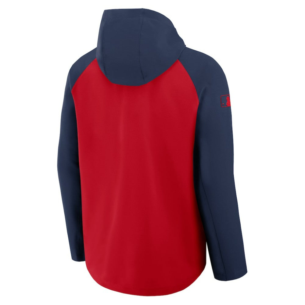 Boston Red Sox Authentic Collection Raglan Performance Full-Zip Jacket - Red/Navy | Nike