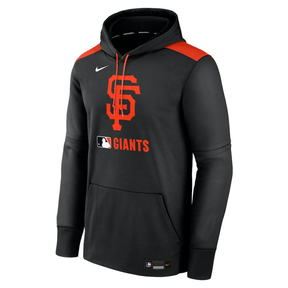San Francisco Giants Authentic Collection Performance Pullover Hoodie - Black | Nike