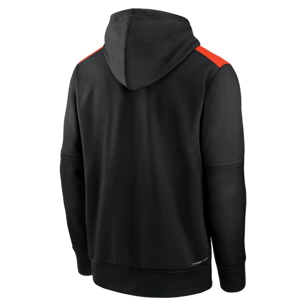 San Francisco Giants Authentic Collection Performance Pullover Hoodie - Black | Nike