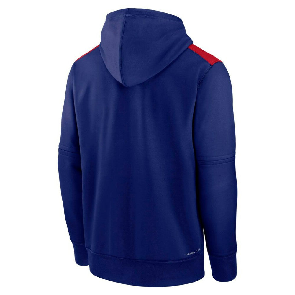 Texas Rangers Authentic Collection Performance Pullover Hoodie - Royal | Nike