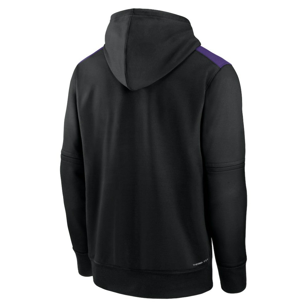 Tampa Bay Rays Authentic Collection Performance Pullover Hoodie - Black | Nike