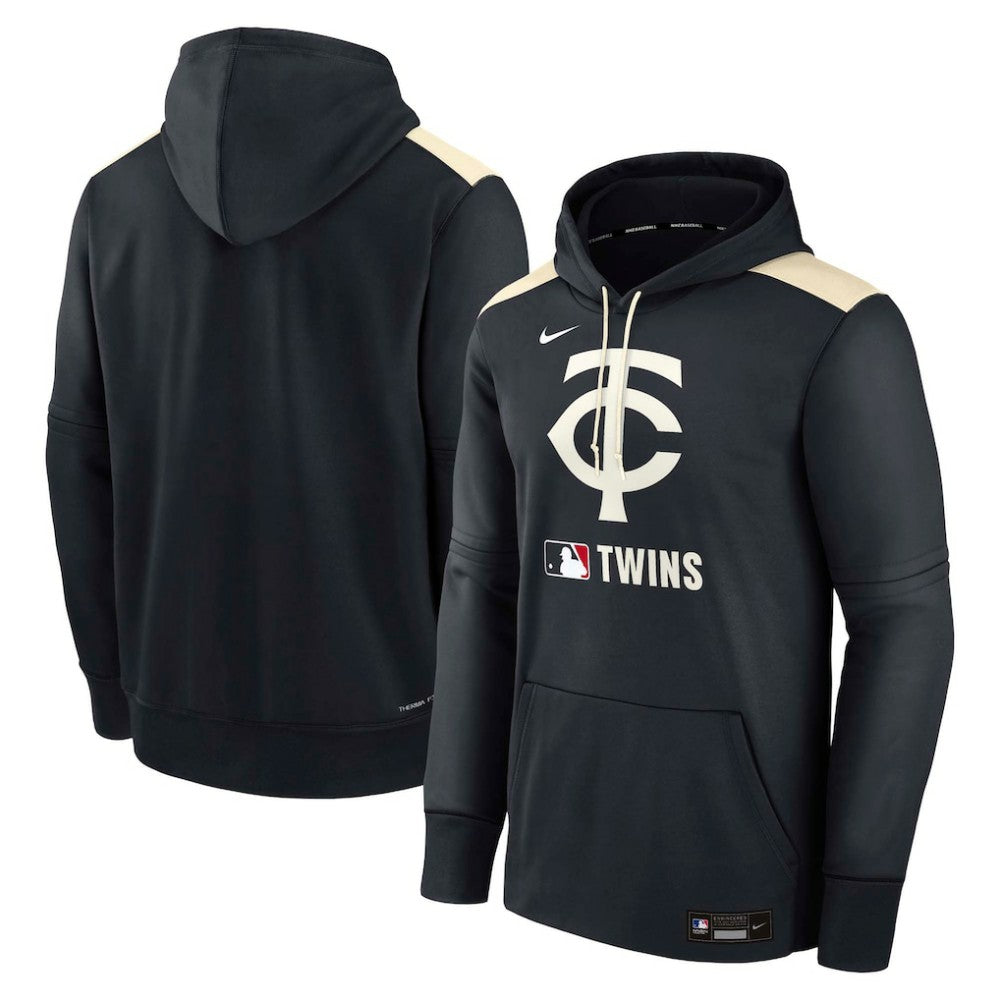 Minnesota Twins Authentic Collection Performance Pullover Hoodie - Navy | Nike