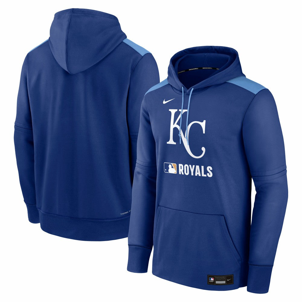 Kansas City Royals Authentic Collection Performance Pullover Hoodie - Royal | Nike