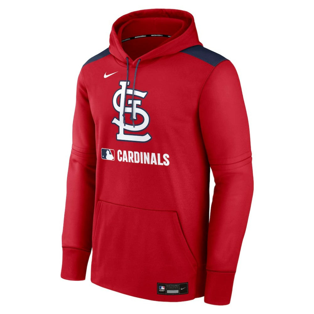 St. Louis Cardinals Authentic Collection Performance Pullover Hoodie - Red | Nike