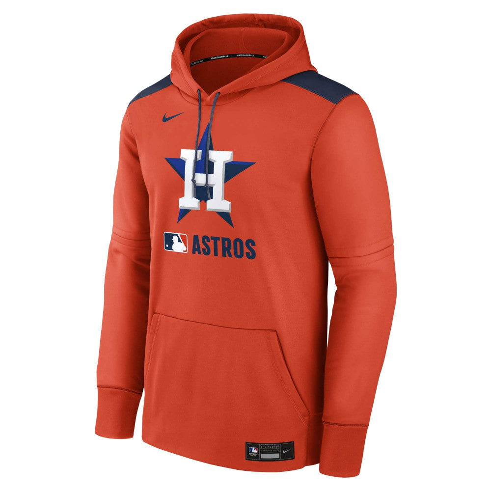 Houston Astros Authentic Collection Performance Pullover Hoodie - Orange | Nike