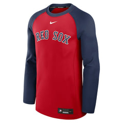 Boston Red Sox Authentic Collection Game Time Raglan Dri-FIT Long Sleeve T-Shirt - Red/Navy | Nike