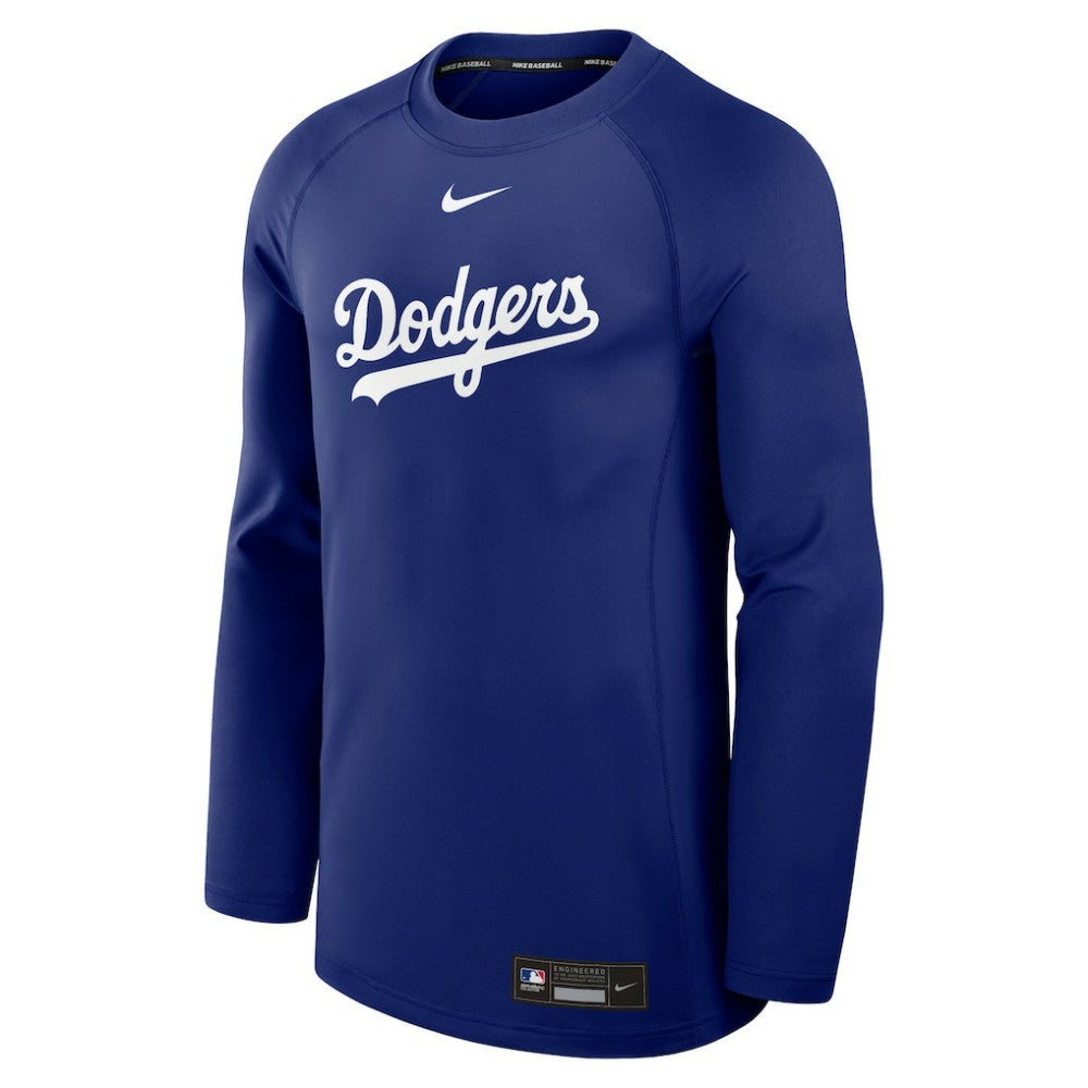Los Angeles Dodgers Authentic Collection Game Time Raglan Dri-FIT Long Sleeve T-Shirt - Royal | Nike