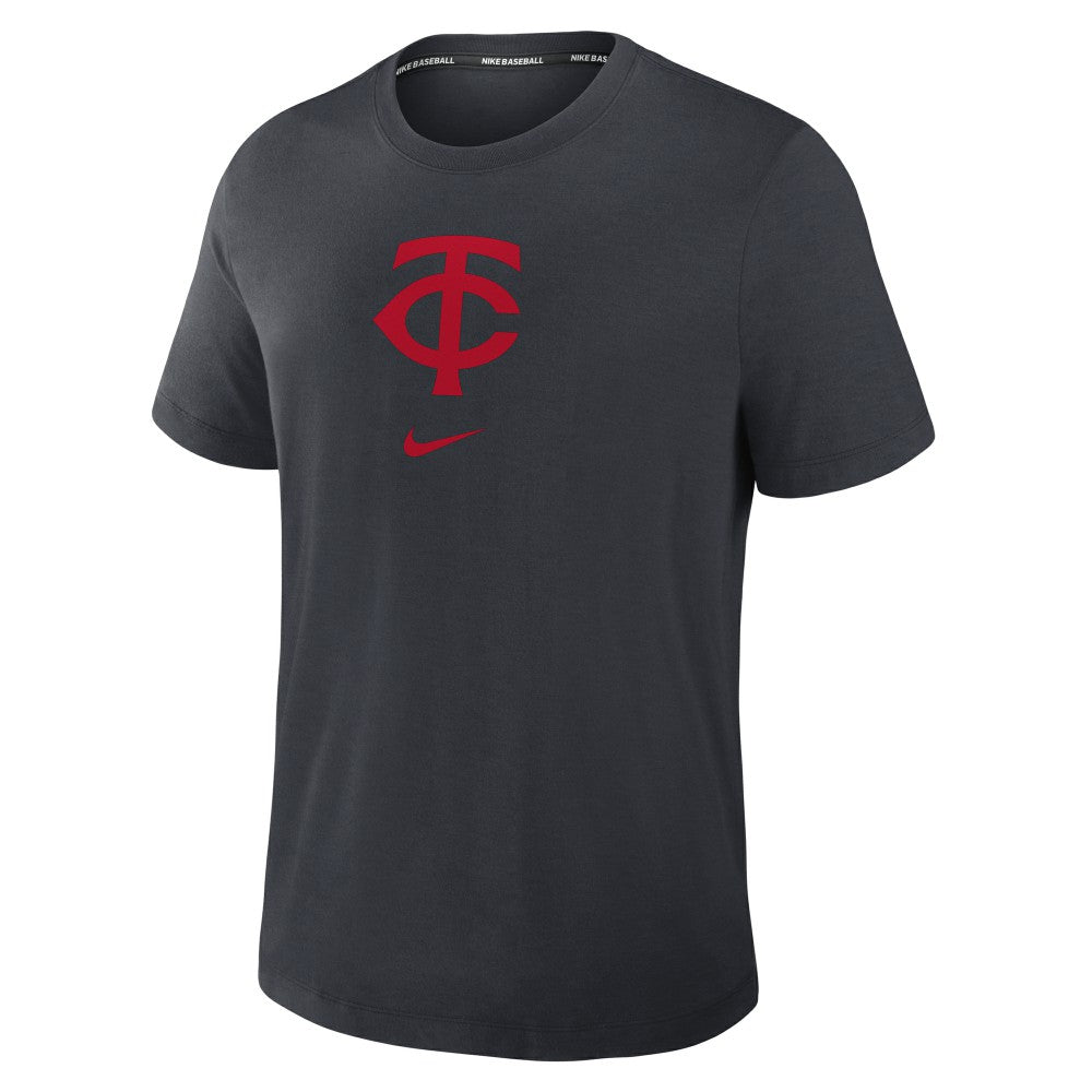 Minnesota Twins Authentic Collection Early Work Tri-Blend Dri-FIT T-Shirt - Black | Nike