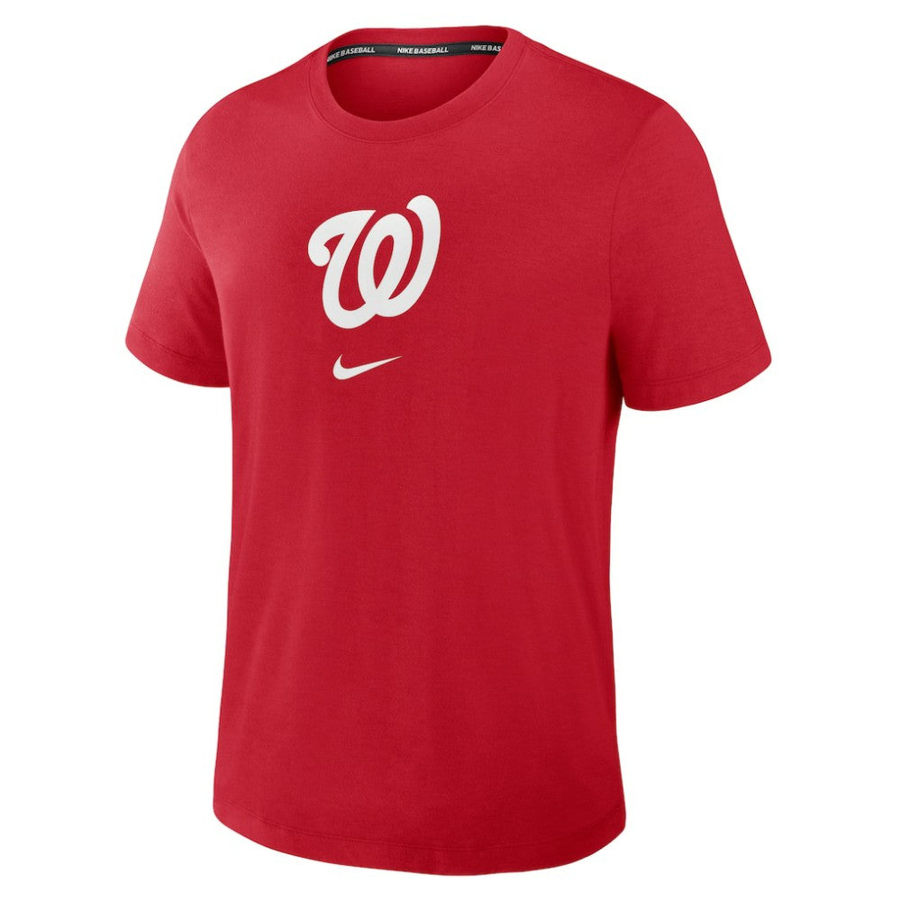 Washington Nationals Authentic Collection Early Work Tri-Blend Dri-FIT T-Shirt - Red | Nike